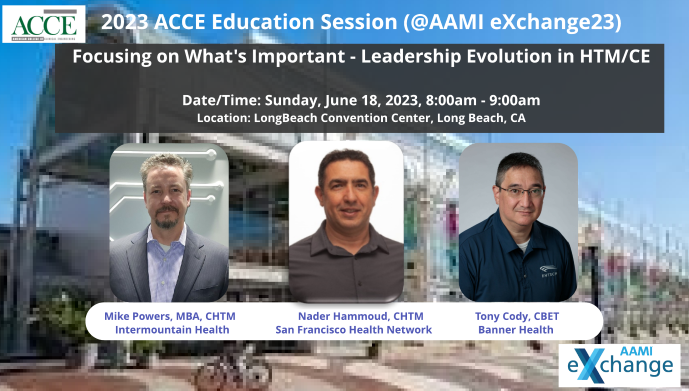 Education Sessions, presented by ACCE